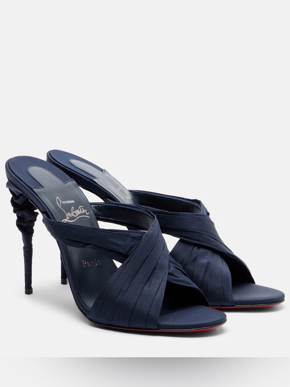 Christian Louboutin Affabula taffeta mules